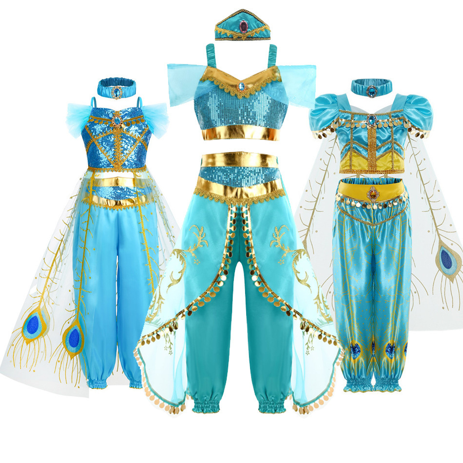 Women Formal Wear Dress - Jasmine Princess Dress Aladdin's Lamp Princess
