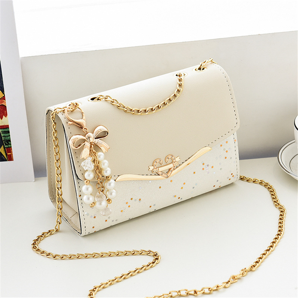 Shoulder Bag Structured - Fashion Messenger Bag Women Trendy Sequin