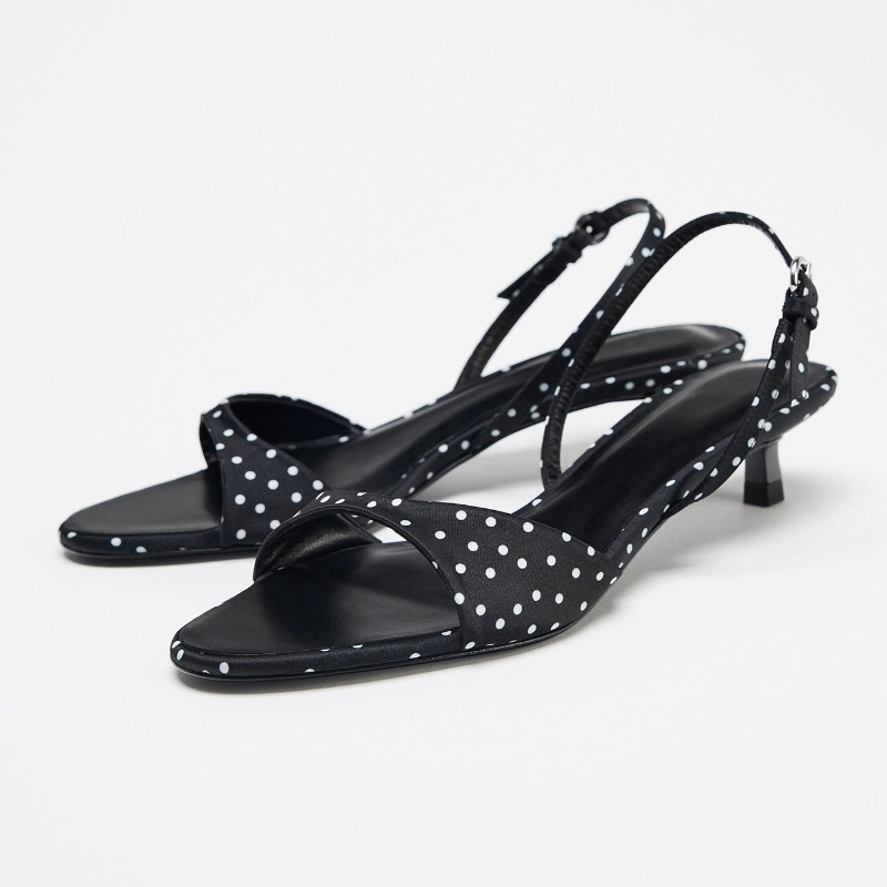 Kitten Heel Women - Luxury Satin Kitten Heel Sandals Women