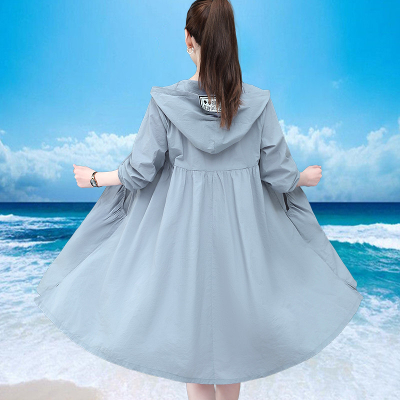 Trench Coat Formal - Thin Sunscreen Clothing Women Long Jacket