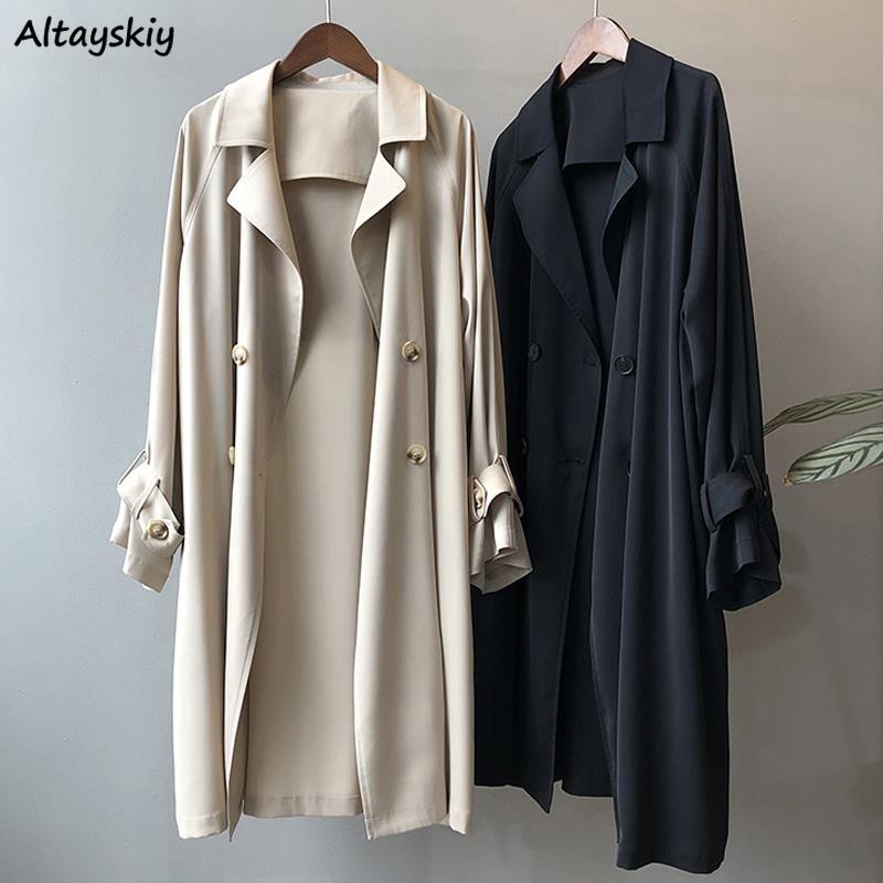Trench Women Office Lady Baggy – Trench Coat Formal Bewertung und Preis