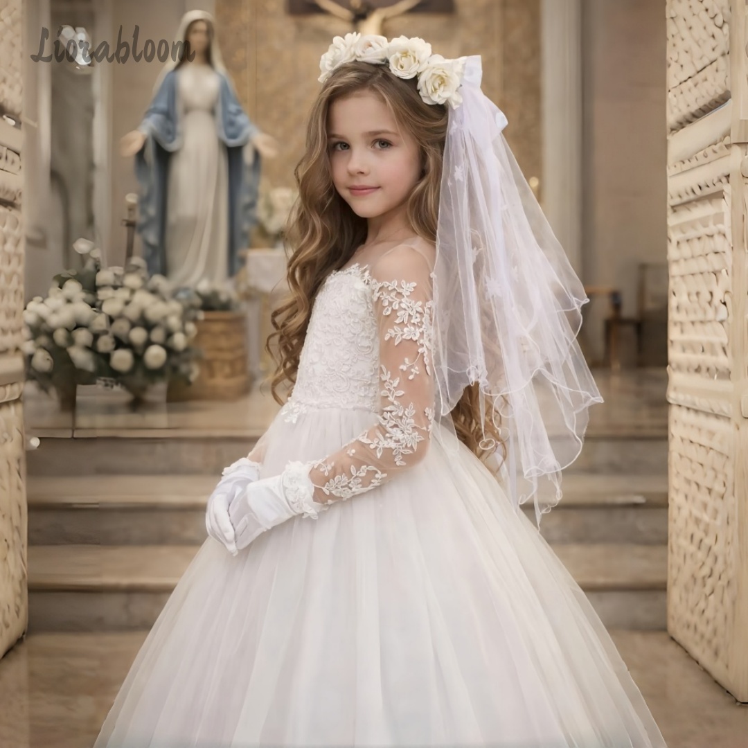 Girls' Lace Wedding Dress Cust – Formal Attire Woman Bewertung und Preis