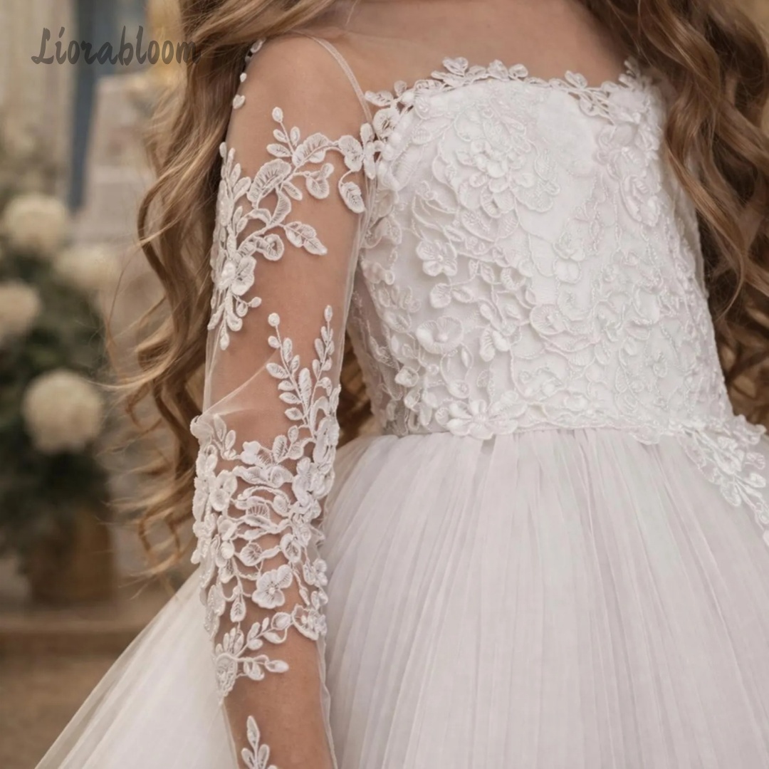 Girls' Lace Wedding Dress Cust – Formal Attire Woman Bewertung und Preis