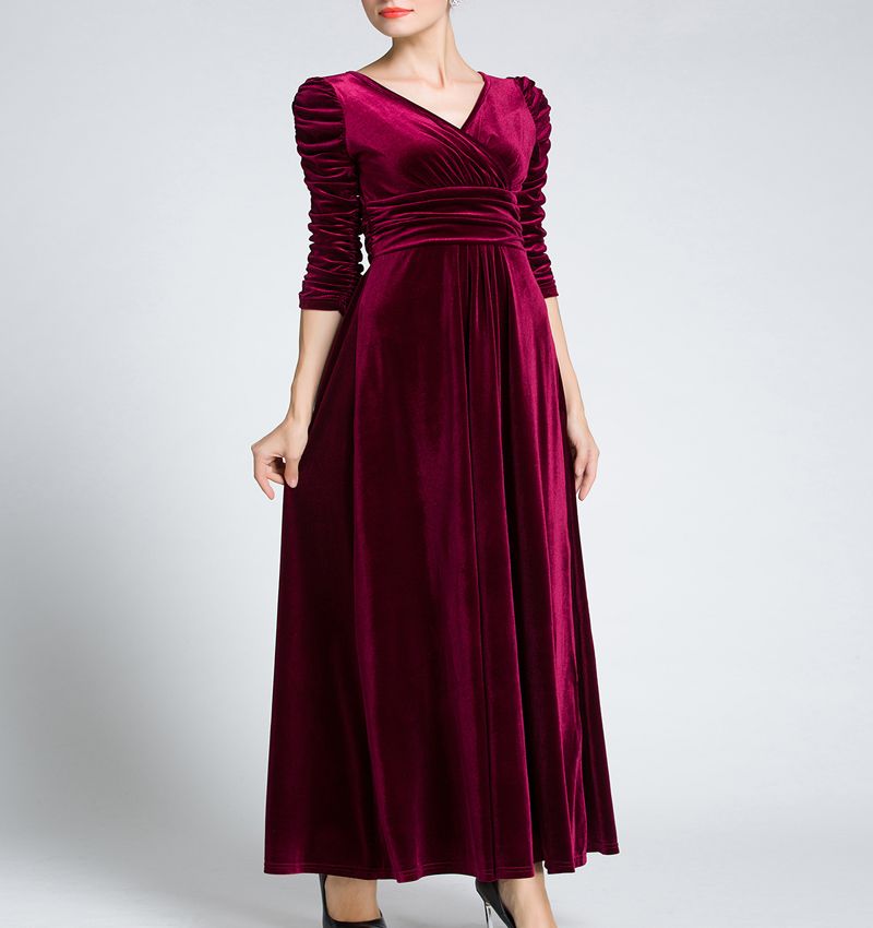 Women Clothing Plus Size Long  – Women Formal Wear Dress Bewertung und Preis
