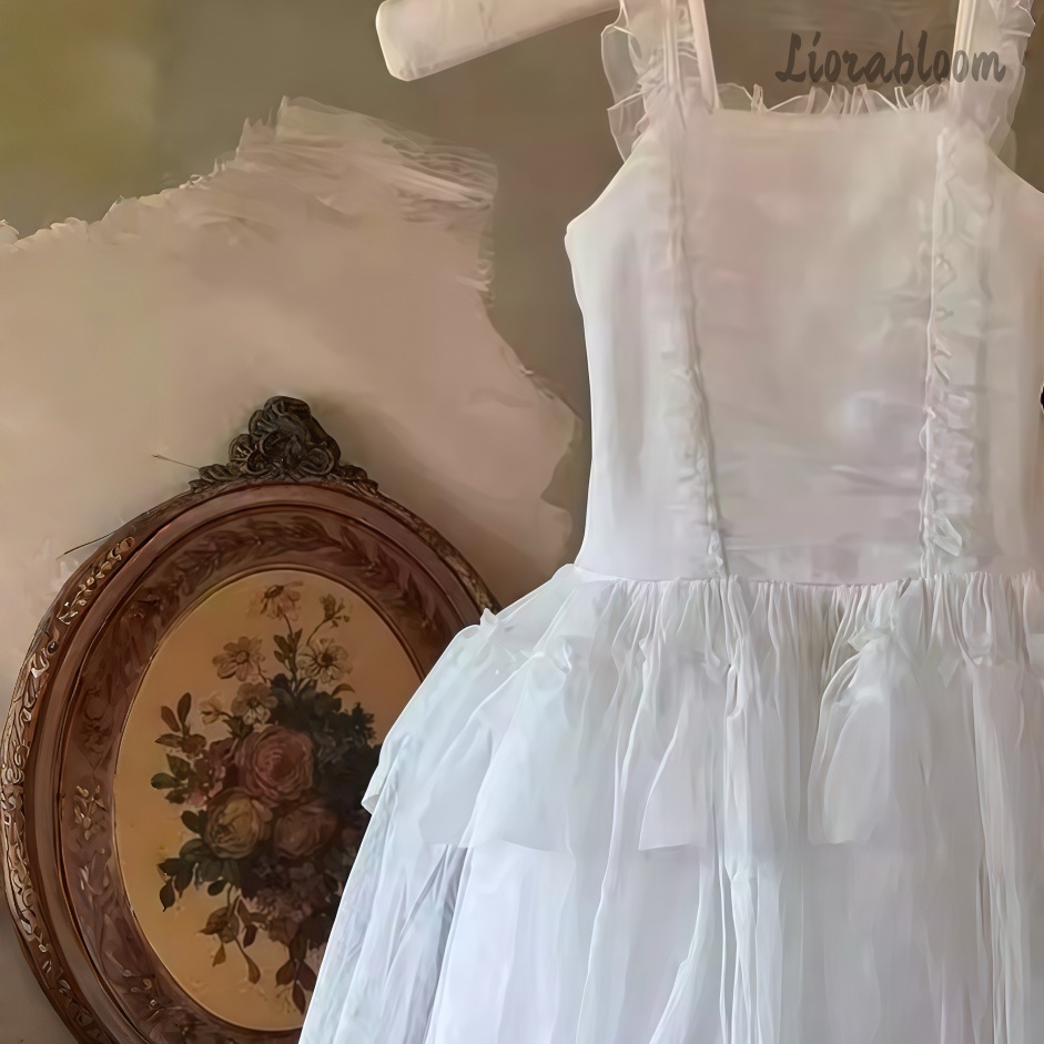 White Spaghetti Strap Tulle Fl – Formal Attire Woman Bewertung und Preis