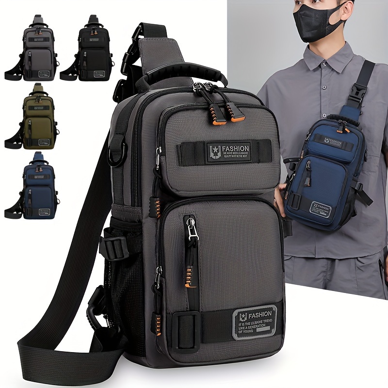 Men's Chest Bag Multifunctiona – Shoulder Bag Structured Bewertung und Preis