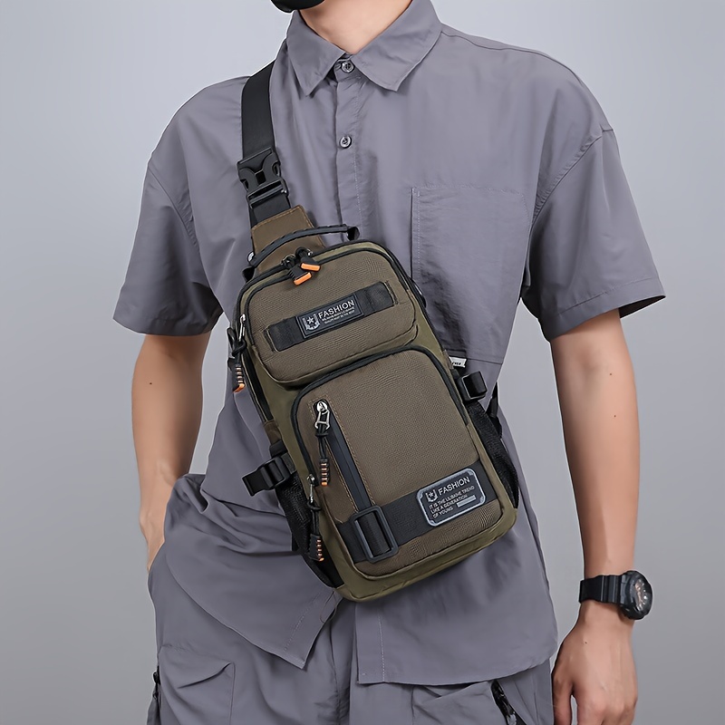 Men's Chest Bag Multifunctiona – Shoulder Bag Structured Bewertung und Preis