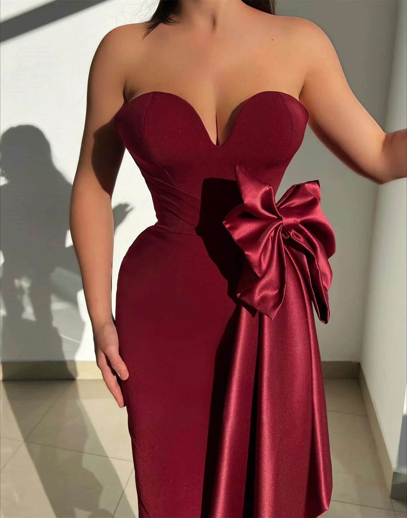 Fancy Bowknot Prom Dress Strap – Women Formal Wear Dubai Bewertung und Preis