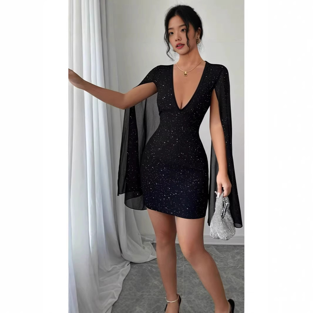 V Neck Bodycon Midi Dress Eleg – Women Formal Wear Dress Bewertung und Preis