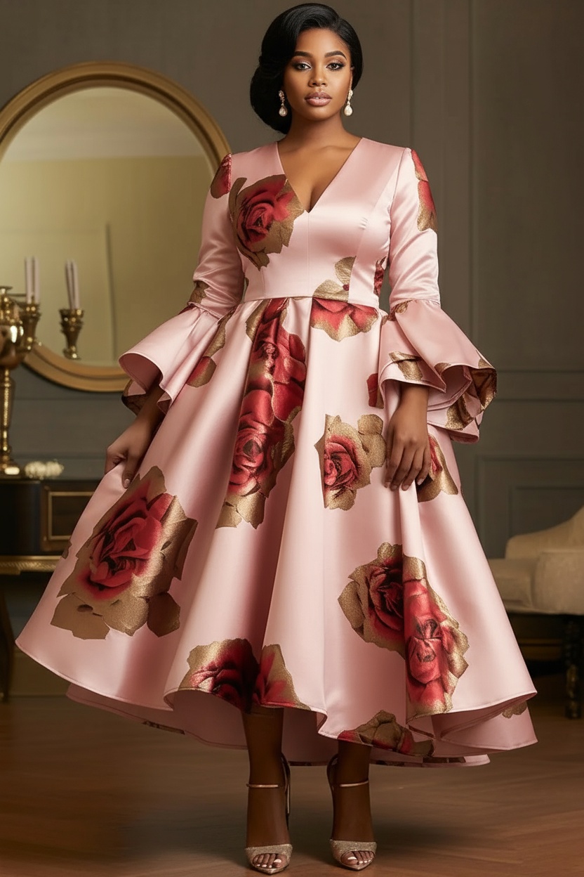 Fashion Elegant Plus Size Sati – Women Formal Wear Dress Bewertung und Preis