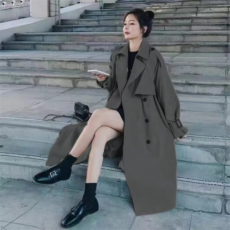 New Streetwear Loose Trench Co – Trench Coat Formal Bewertung und Preis