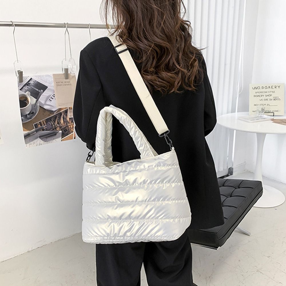 Women Puffer Tote Bag Quilted  – Shoulder Bag Structured Bewertung und Preis