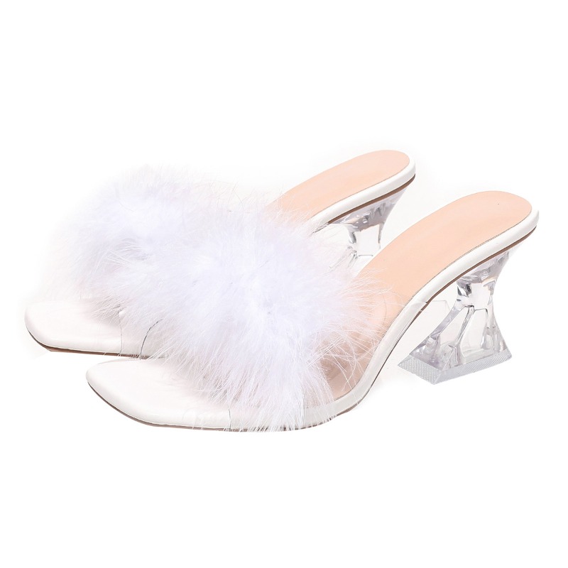 2025 New Elegant Sexy Feather  – Kitten Heel Women Bewertung und Preis