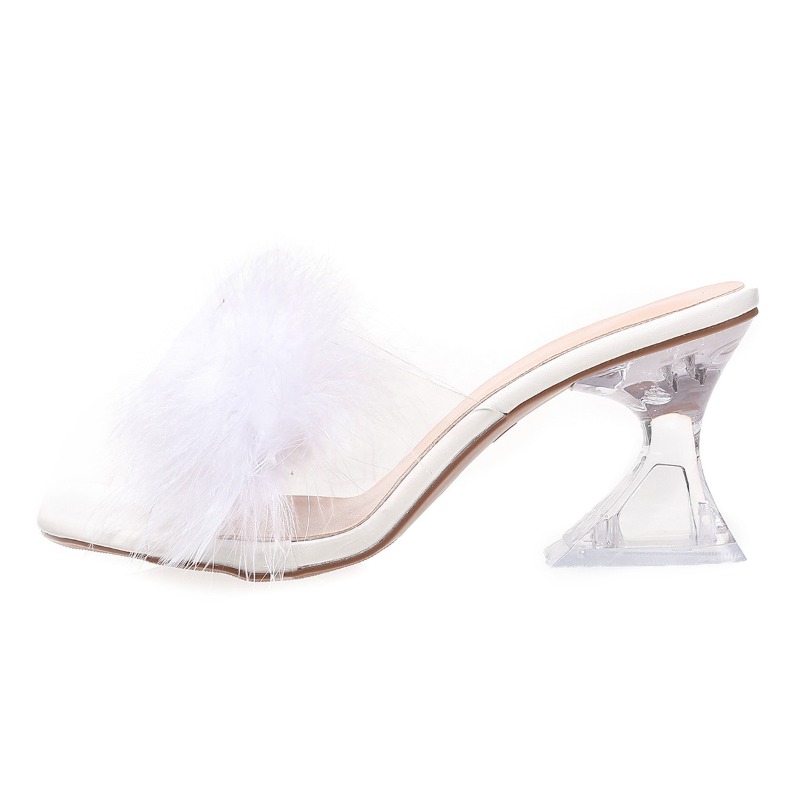 2025 New Elegant Sexy Feather  – Kitten Heel Women Bewertung und Preis