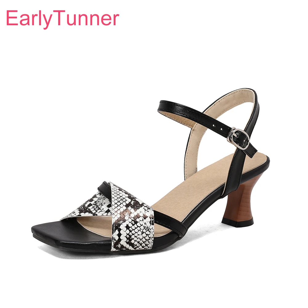 Summer Fashion Black Women Sli – Kitten Heel Women Bewertung und Preis
