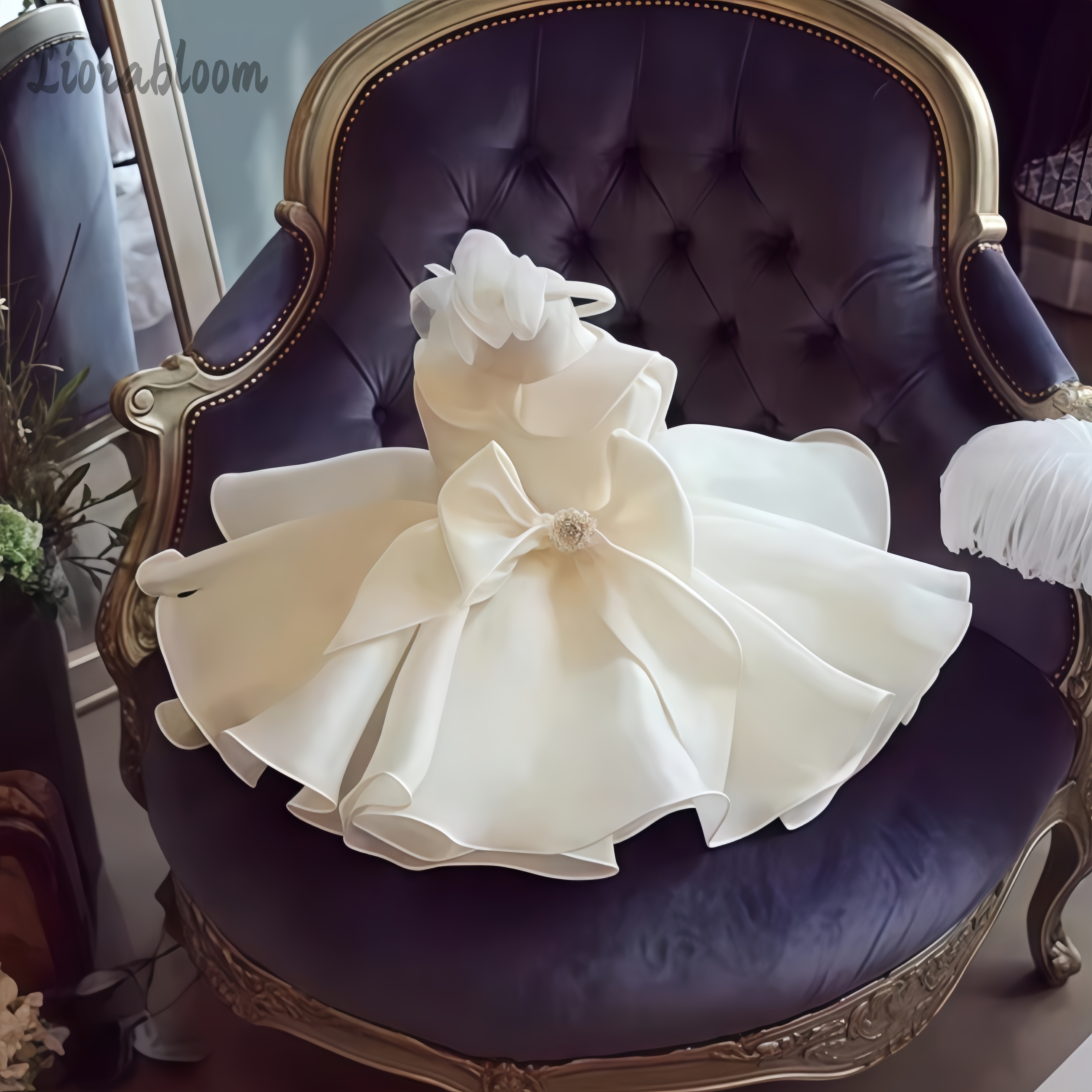 White Pearl Embellished Dress  – Formal Attire Woman Bewertung und Preis