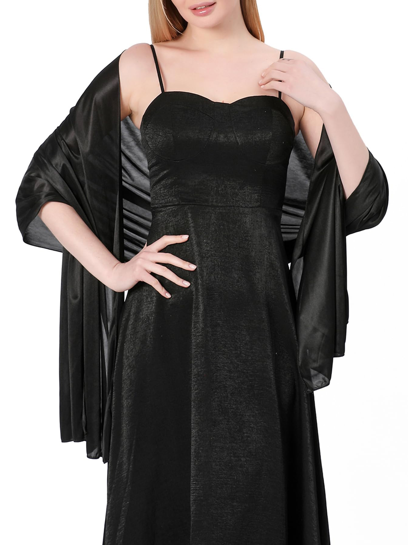 Women Satin Shawl Wrap for Eve – Women Formal Wear Dress Bewertung und Preis