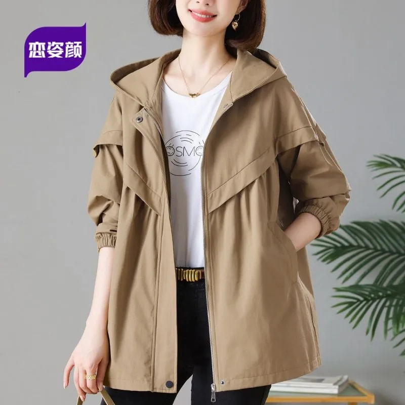 5XL Hooded Trench Coat Casual  – Trench Coat Formal Bewertung und Preis