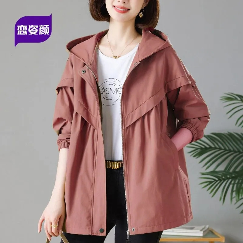 5XL Hooded Trench Coat Casual  – Trench Coat Formal Bewertung und Preis