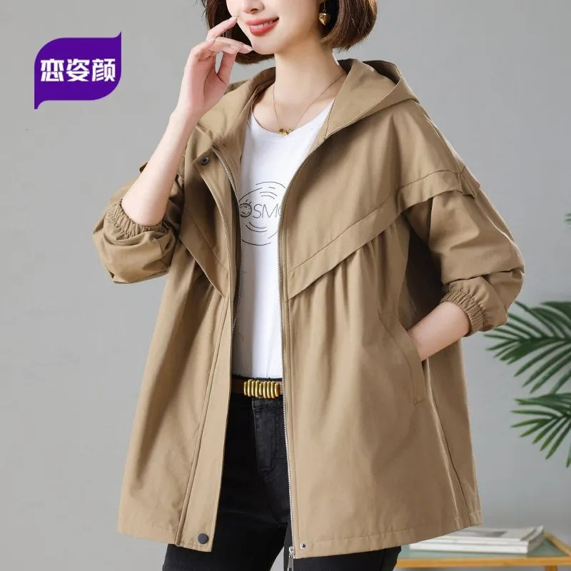 5XL Hooded Trench Coat Casual  – Trench Coat Formal Bewertung und Preis