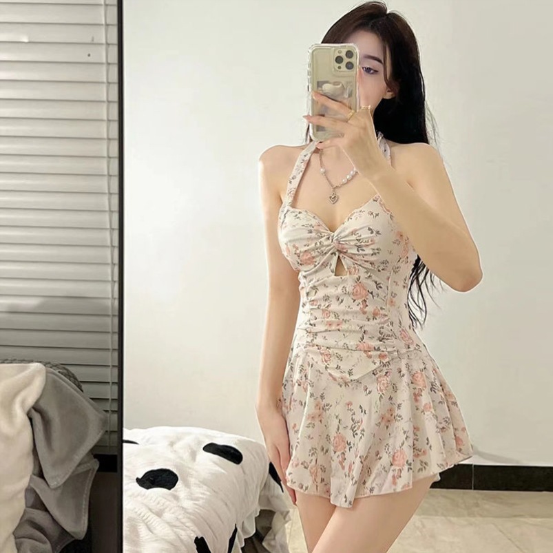 Sexy Floral Swimwear Women Han – Young Women'S Formal Wear Bewertung und Preis