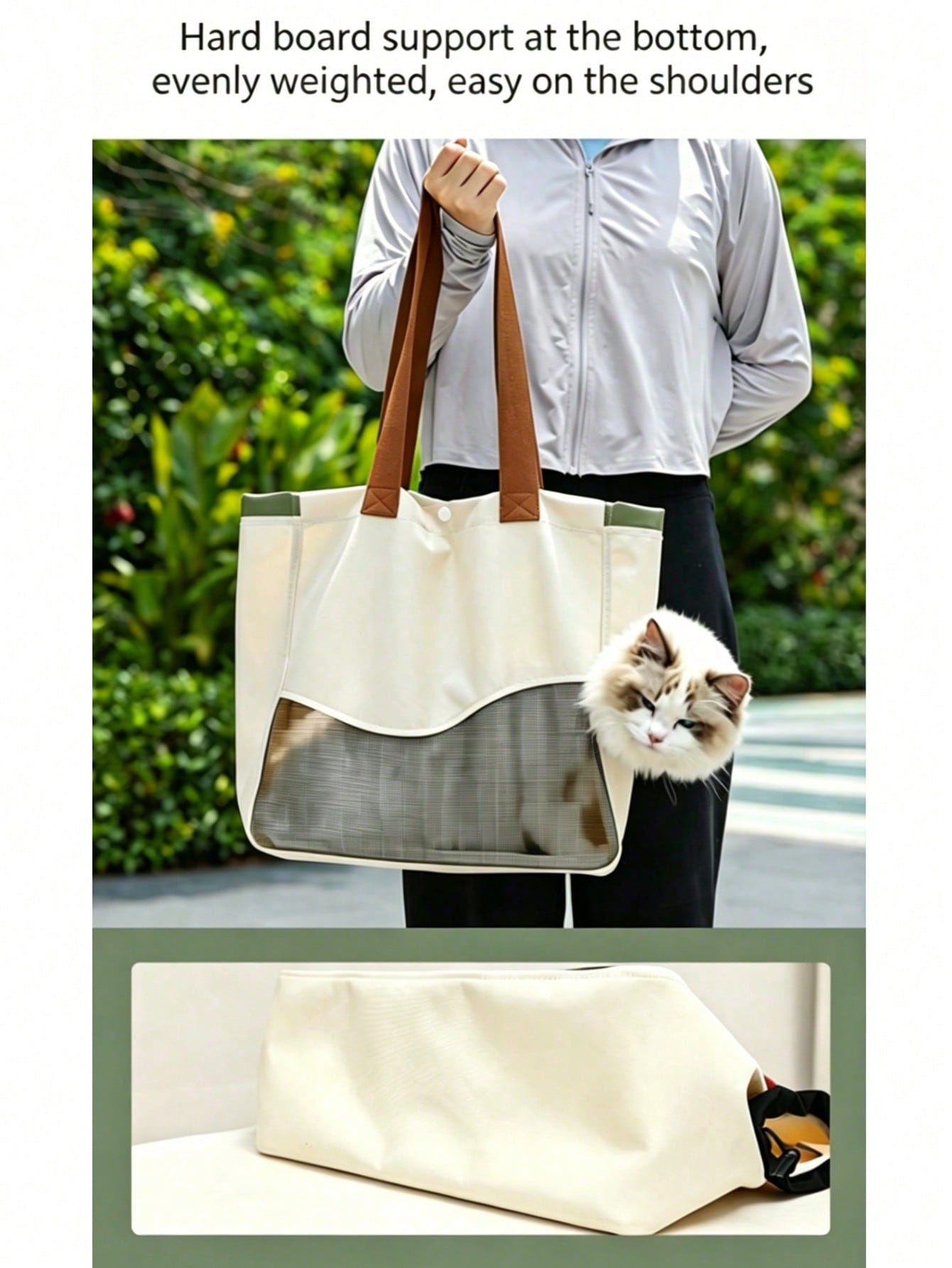 1pc Breathable Mesh Pet Carrie – Shoulder Bag Structured Bewertung und Preis