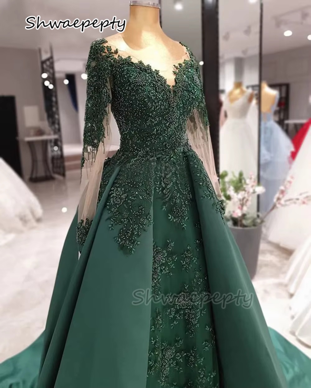 Elegant Hunter Green Evening D – Women Formal Wear Dubai Bewertung und Preis