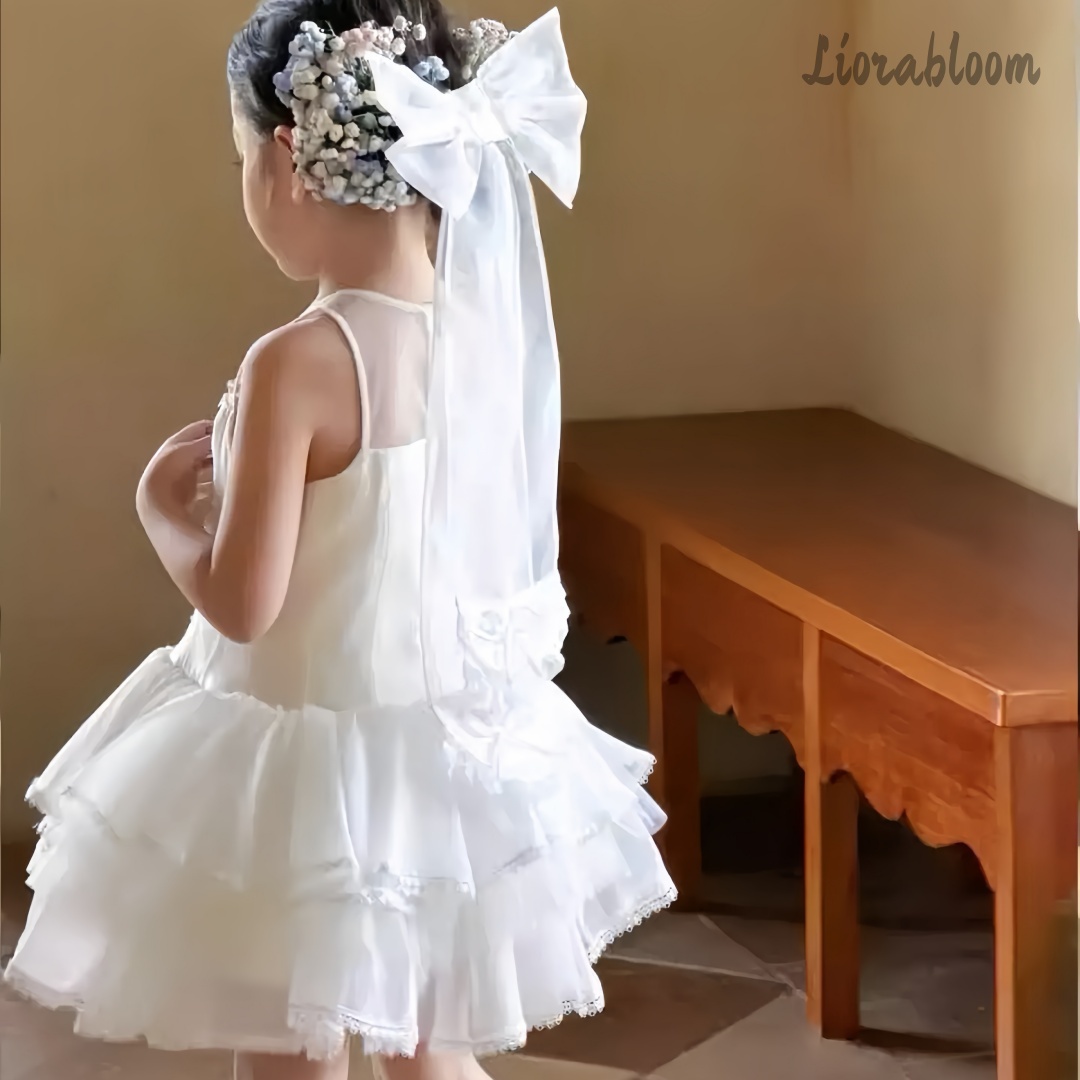 Girls' White Embroidered Forma – Formal Attire Woman Bewertung und Preis