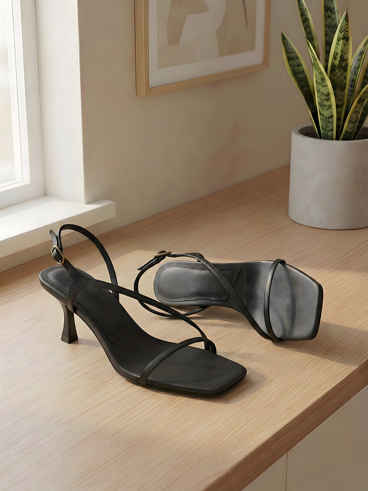 Elegant Genuine Leather Strapp – Kitten Heel Women Bewertung und Preis
