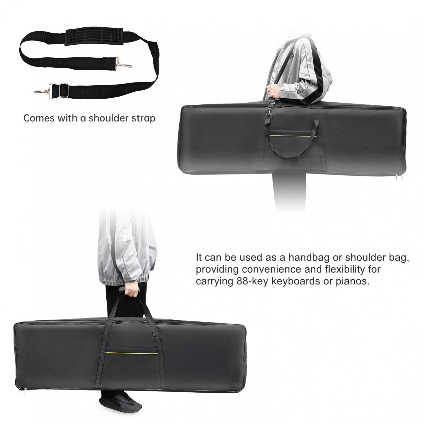 88 Keys Black Organ Gig Pocket – Shoulder Bag Structured Bewertung und Preis