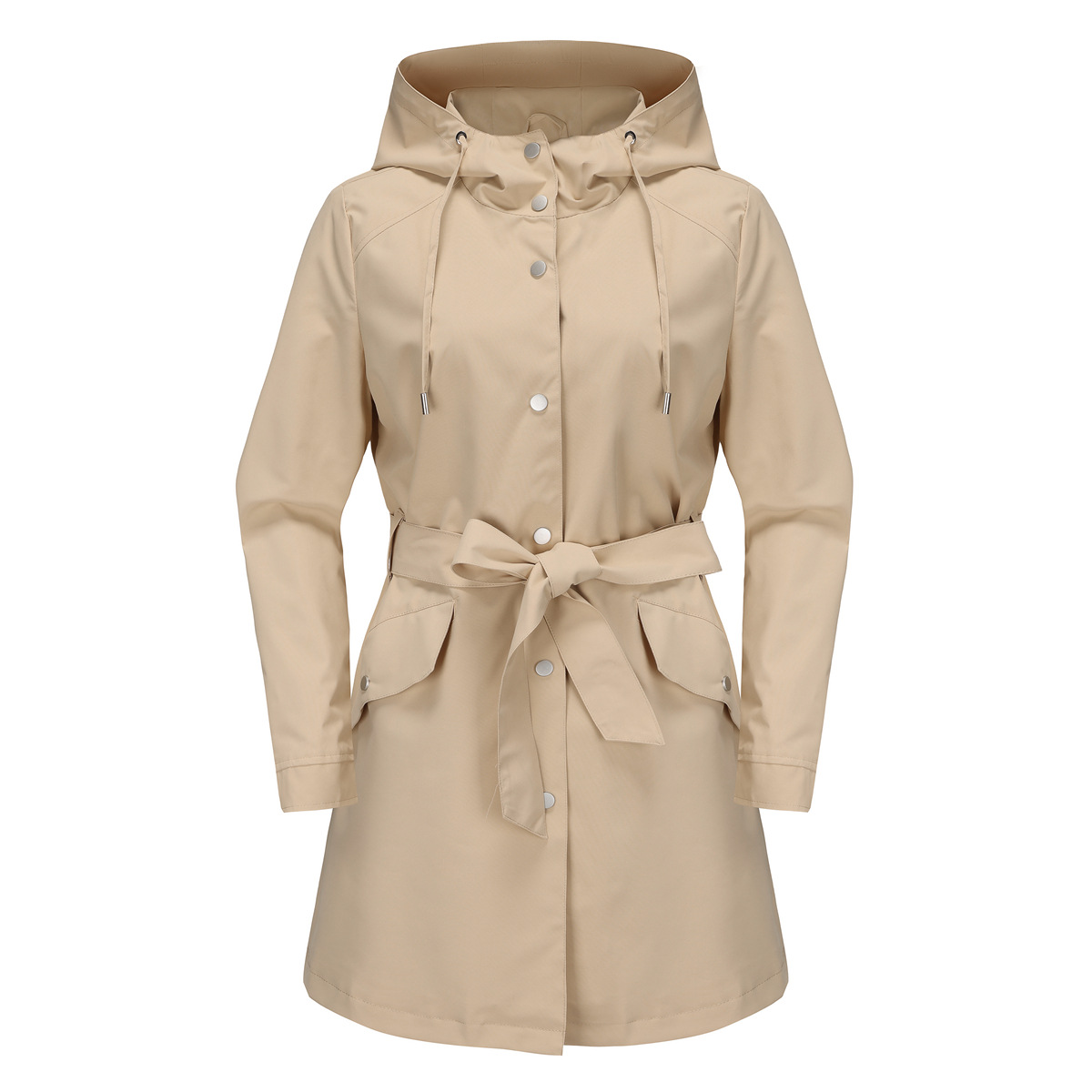 Spring Autumn New Hooded Water – Trench Coat Formal Bewertung und Preis