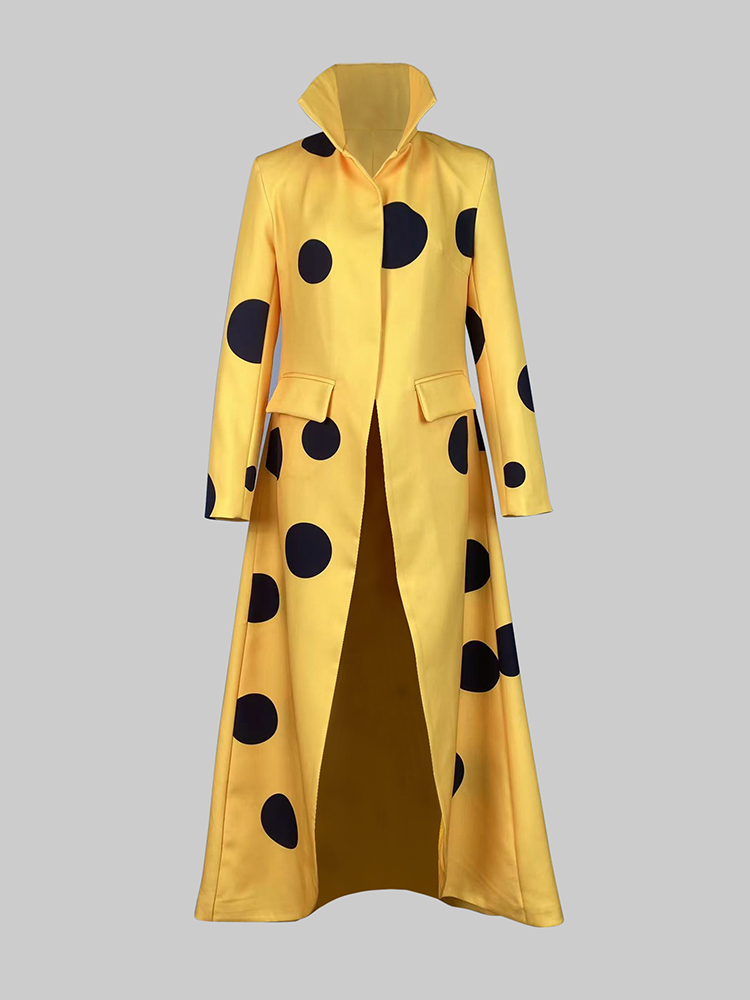 Gymystars Polka-Dot Woolen Coa – Trench Coat Formal Bewertung und Preis