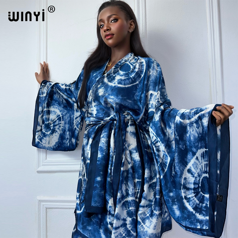 WINYI print kimono with belt a – Young Women'S Formal Wear Bewertung und Preis