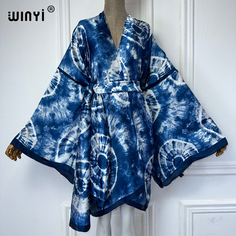 WINYI print kimono with belt a – Young Women'S Formal Wear Bewertung und Preis