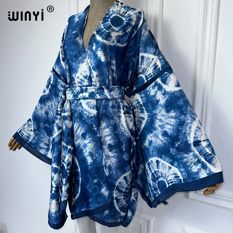 WINYI print kimono with belt a – Young Women'S Formal Wear Bewertung und Preis