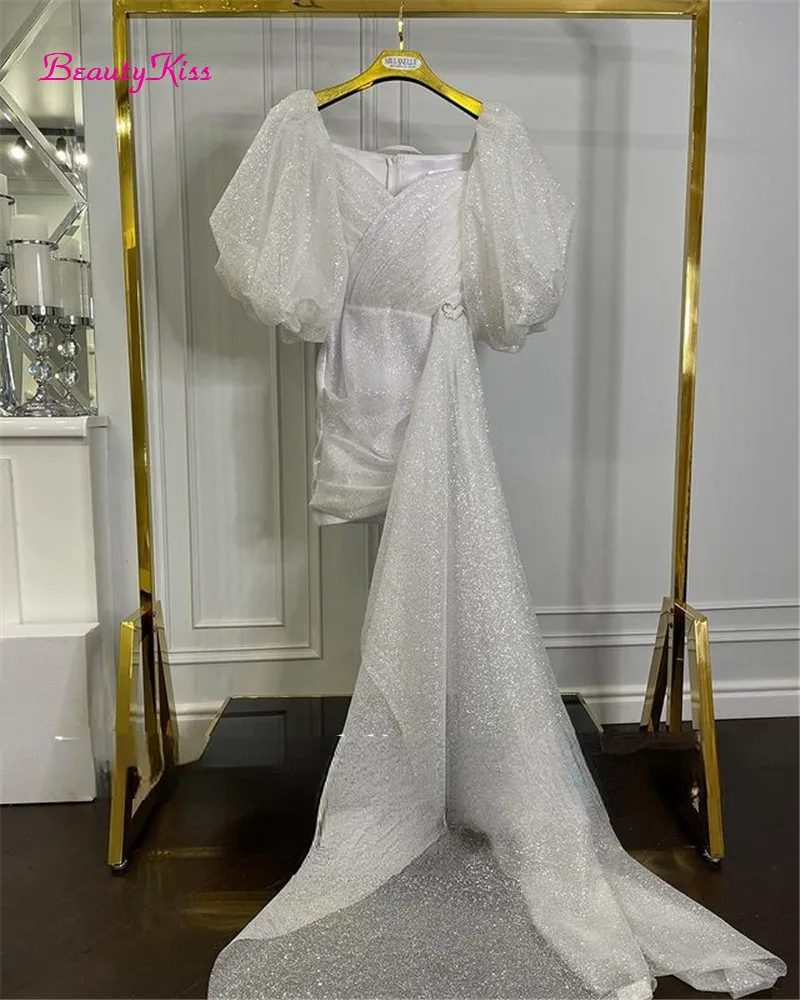 Shimmer Short Wedding Dress Pu – Women Formal Wear Dubai Bewertung und Preis
