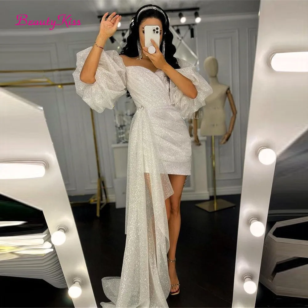 Shimmer Short Wedding Dress Pu – Women Formal Wear Dubai Bewertung und Preis